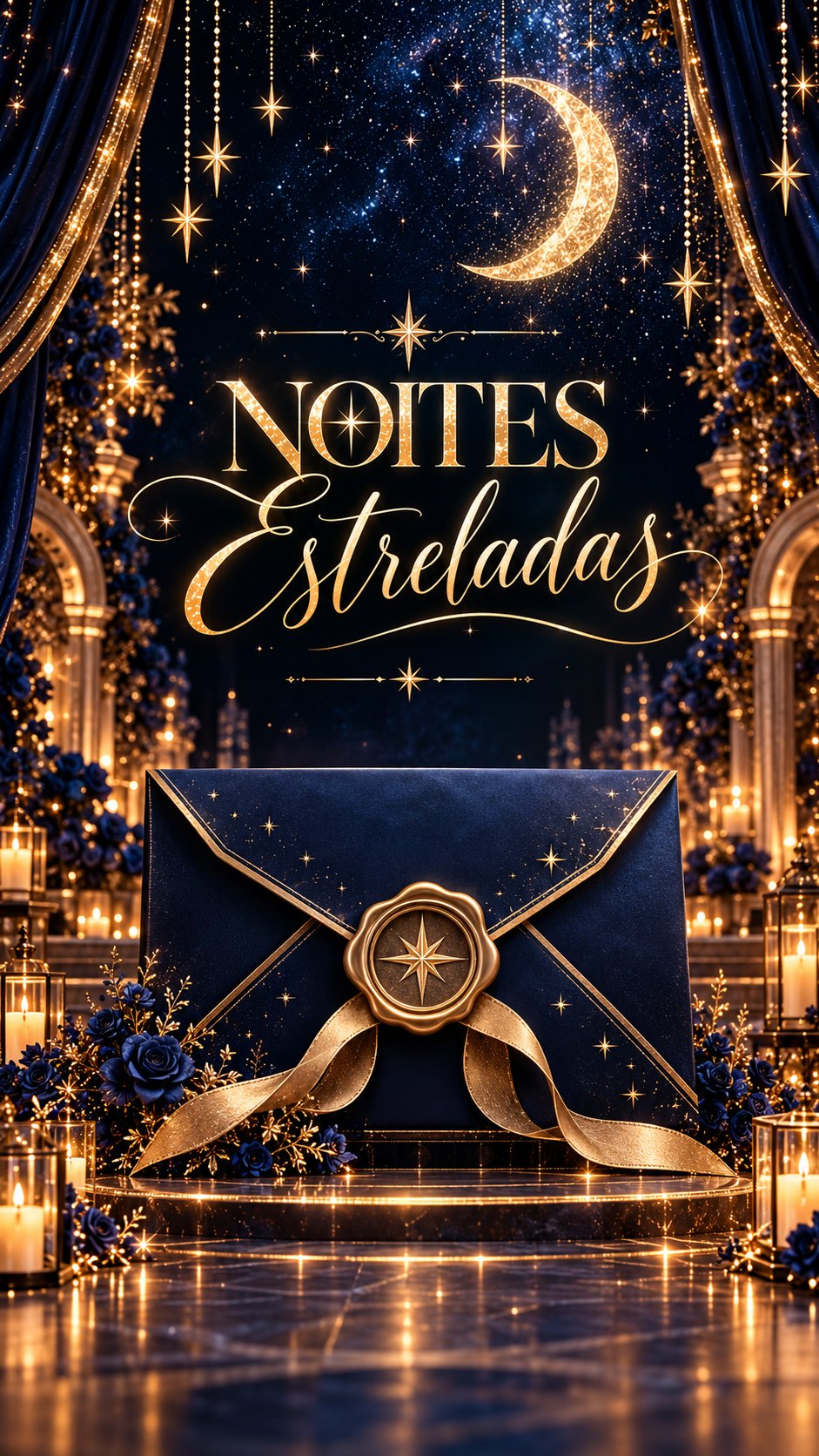 Noites Estreladas: envelope de abertura